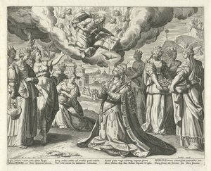 Cristo dona il suo sangue alla sua sposa da Johann Sadeler (I)