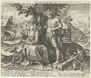 Germania con Cerere e Bacco da Johann Sadeler (I)