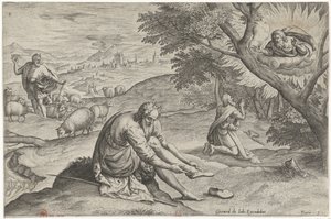 Dio appare a Mosè nel roveto ardente (Storia di Mosè prima dell