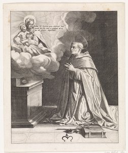 San Giacinto adora Maria con il Bambino Gesù