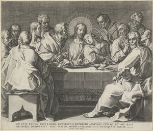 Ultima Cena da Johann Sadeler (I)