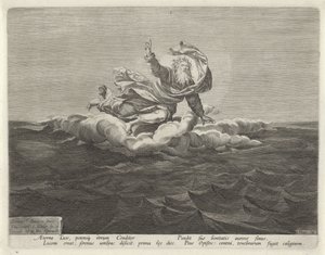 Creazione della luce e delle tenebre da Johann Sadeler (I)