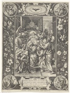 Letto di morte di Maria da Johann Sadeler (I)