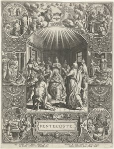 Discesa dello Spirito Santo: Pentecoste da Johann Sadeler (I)