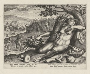 Estate (Aestas) (Le quattro stagioni) da Johann Sadeler (I)