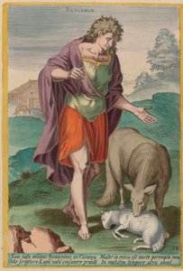 Beniamino, c. 1585 da Johann Sadeler I