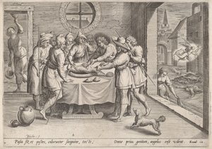 Preparazione per la Pasqua da Johann Sadeler I