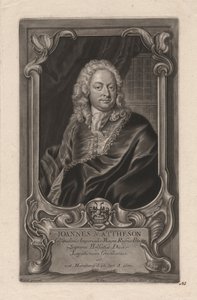 Johann Mattheson, inciso da Johann Jakob Haid (1704-67), c.1744 (mezzotinto)