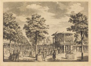 Giardini di Vauxhall che mostrano il Grande Viale all