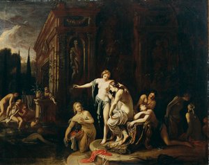 Diana e Callisto al bagno da Johann Spillenberger
