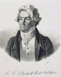 Ritratto di Ludwig van Beethoven da Johann Stephan Decker