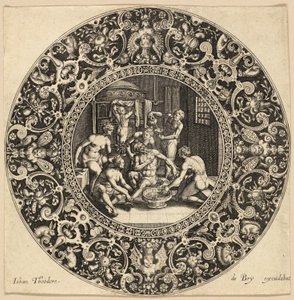 Bagno di Sardanapalo da Johann Theodor de Bry