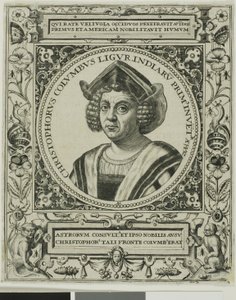 Cristoforo Colombo, frontespizio dal volume 5 dell