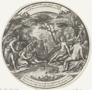 Diana scopre la gravidanza di Callisto da Johann Theodor de Bry