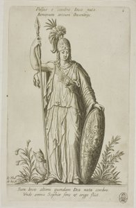 Pallade Atena, lastra 6 del Parnaso Bicipite