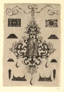 Tavola 2, da una serie di otto disegni pendenti con le virtù cardinali