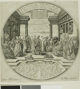Il matrimonio veneziano da Johann Theodor de Bry