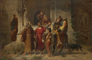Studio per il dipinto: Crociati di ritorno