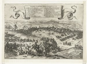 Alva assedia Bergen in Henegouwen, 1572 da Johann Wilhelm Baur