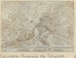 Coridone, Amante di Corisca, 1640 da Johann Wilhelm Baur