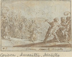 Corisca, Amarilli e Mirtillo