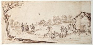 Scena rurale da Johann Wilhelm Baur
