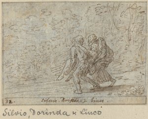 Silvio, Dorinda e Linco, 1640