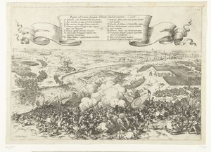Battaglia sul fiume Gete, 1568 da Johann Wilhelm Baur