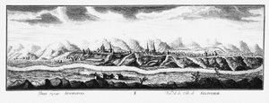 Veduta di Krasnoyarsk, ca 1735