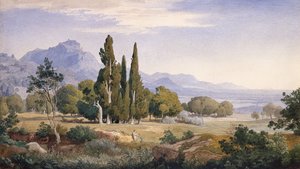 Un paesaggio arcadico da Johann Wilhelm Schirmer