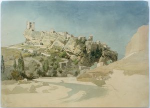 Vista su Vaison-la-Romaine da Johann Wilhelm Schirmer