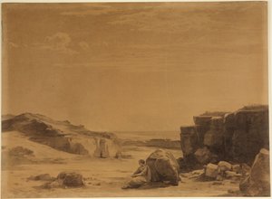 Agar nel deserto (Genesi 21, 16) da Johann Wilhelm Schirmer