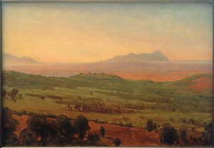 Paesaggio italiano da Johann Wilhelm Schirmer