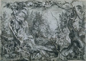 San Deicolo e il Cinghiale, 1747-1748