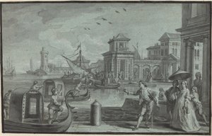 Fantasia veneziana con la Dogana