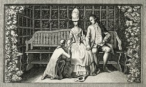 I dolori del giovane Werther, incisione ispirata al romanzo di Johann Wolfgang von Goethe da Johann Wolfgang von Goethe