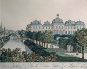 Il palazzo dei principi elettori a Poppelsdorf, vicino a Bonn, di Johann Ziegler da Johann Ziegler