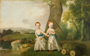 I bambini Blunt, c.1766-80 da Johan Joseph Zoffany