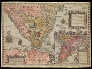 La punta meridionale del Perù, Sud America, c.1590 da Johannes Baptista van the Younger Doetechum