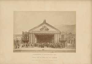 Passione di Ober-Ammergau - Cristo condannato a morte da Pilato da Johannes Bernhard