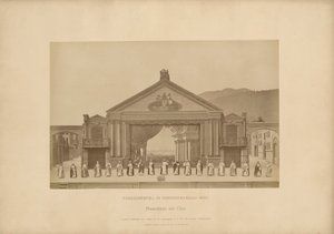 Passione di Ober-Ammergau - Proscenio con coro