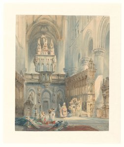 Interno di chiesa da Johannes Bosboom (signed by artist)