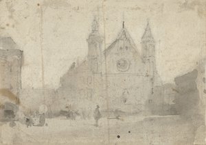 Vista della Sala dei Cavalieri al Binnenhof da Johannes Bosboom