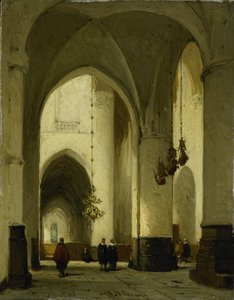 Interno della Chiesa di San Bavone a Haarlem da Johannes Bosboom