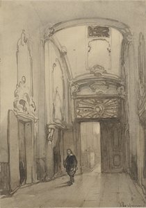 Portale rococò nel municipio dell