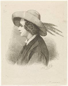 Ritratto di Martinus Antonius Kuytenbrouwer di profilo