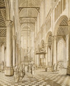 Interno della Nuova Chiesa, Delft