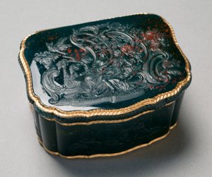Tabacchiera, dipinta da Carl Gustav Klingstedt, c.1750 da Johannes George (attr. to) Klette
