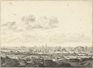 Veduta di Middelburg da Johannes Goedaert