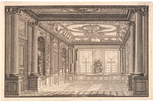 Sala da pranzo nel palazzo di Chr. VII ad Amalienborg